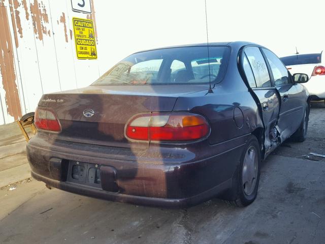 1G1NE52J7Y6316071 - 2000 CHEVROLET MALIBU LS მუქწითელი ფოტო 4