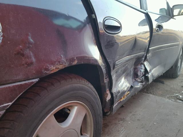 1G1NE52J7Y6316071 - 2000 CHEVROLET MALIBU LS მუქწითელი ფოტო 9