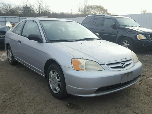 1HGEM21561L012994 - 2001 HONDA CIVIC LX SILVER photo 1