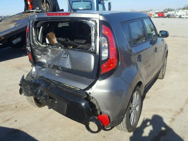 KNDJP3A53G7277206 - 2016 KIA SOUL + GRAY photo 4