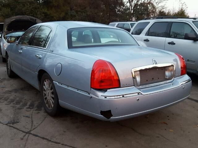 1LNHM82W75Y634501 - 2005 LINCOLN TOWN CAR S BLUE photo 3