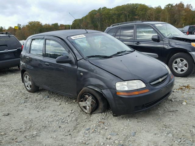 KL1TD66687B778407 - 2007 CHEVROLET AVEO BASE Қара фото 1