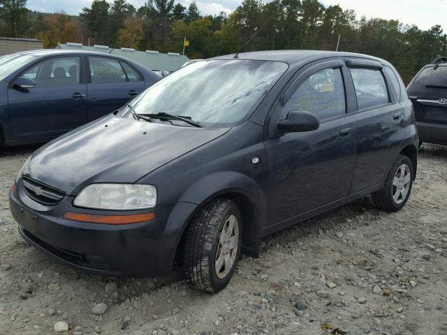 KL1TD66687B778407 - 2007 CHEVROLET AVEO BASE Қара фото 2