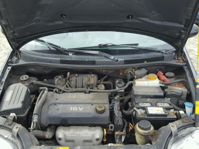 KL1TD66687B778407 - 2007 CHEVROLET AVEO BASE Қара фото 7