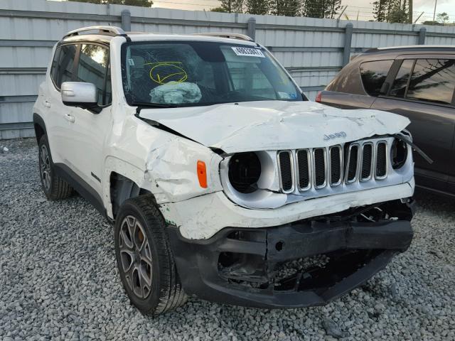 ZACCJBDT8GPD20357 - 2016 JEEP RENEGADE L WHITE photo 1