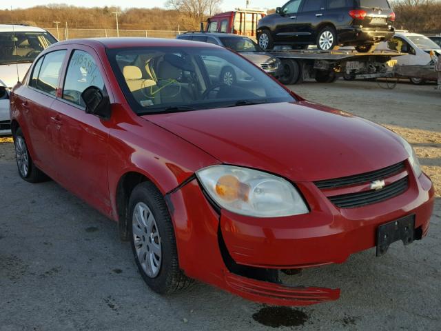 1G1AS58H697120498 - 2009 CHEVROLET COBALT LS RED photo 1