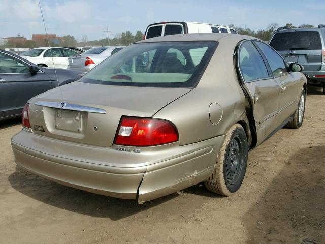 1MEFM50U91A607507 - 2001 MERCURY SABLE GS GOLD photo 4