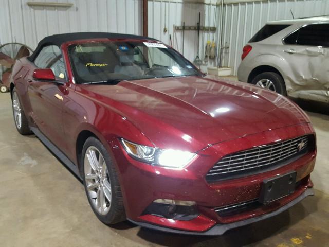 1FATP8UH3G5290146 - 2016 FORD MUSTANG RED photo 1