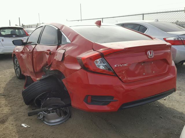 2HGFC1F35GH640186 - 2016 HONDA CIVIC EX RED photo 3