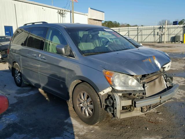 5FNRL38708B007674 - 2008 HONDA ODYSSEY EX BLUE photo 1