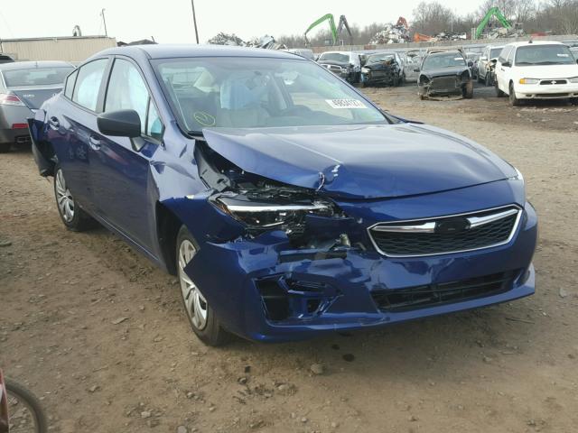 4S3GKAA6XJ1603163 - 2018 SUBARU IMPREZA BLUE photo 1