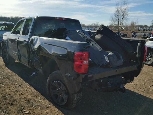 1GCVKREC9HZ303499 - 2017 CHEVROLET SILVERADO BLACK photo 3