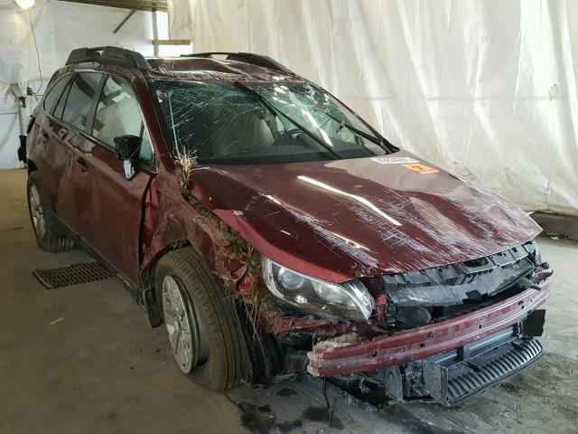 4S4BSACC8F3252130 - 2015 SUBARU OUTBACK 2. RED photo 1