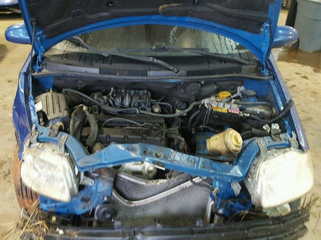 KL1TG56676B621287 - 2006 CHEVROLET AVEO LT BLUE photo 7