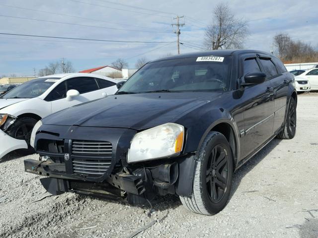 2D4GV58235H661160 - 2005 DODGE MAGNUM R/T BLACK photo 2