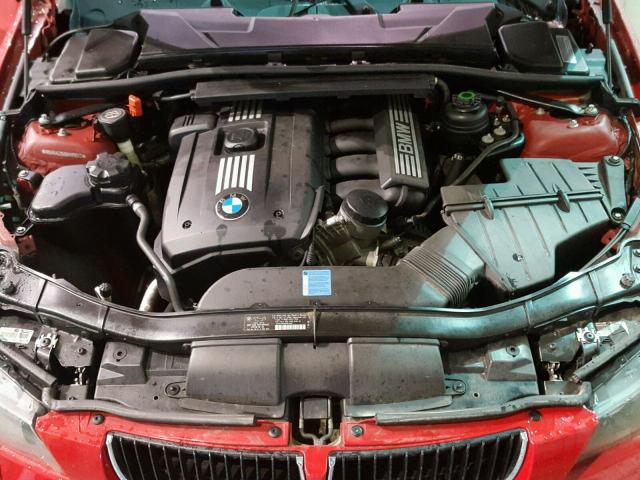 WBAVA33588KX89040 - 2008 BMW 328 I RED photo 7