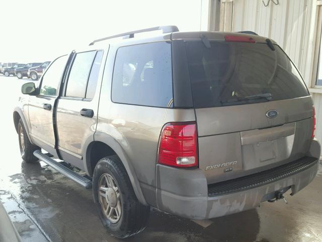 1FMZU62K52ZD01922 - 2002 FORD EXPLORER X TAN photo 3