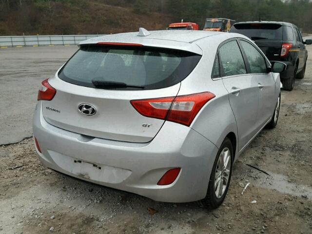 KMHD35LE0DU119254 - 2013 HYUNDAI ELANTRA GT SILVER photo 4