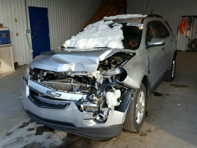 2GNALPEK7D6243114 - 2013 CHEVROLET EQUINOX LT SILVER photo 2