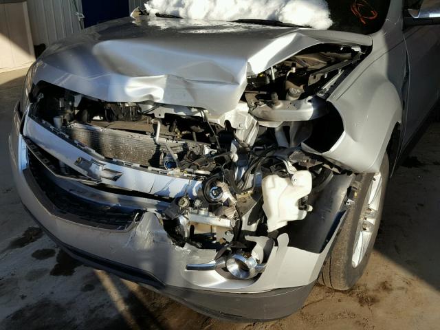 2GNALPEK7D6243114 - 2013 CHEVROLET EQUINOX LT SILVER photo 9