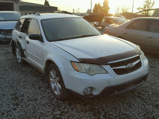 4S4BP61C287300329 - 2008 SUBARU OUTBACK 2. WHITE photo 1