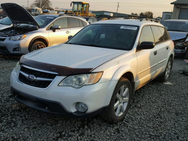 4S4BP61C287300329 - 2008 SUBARU OUTBACK 2. WHITE photo 2