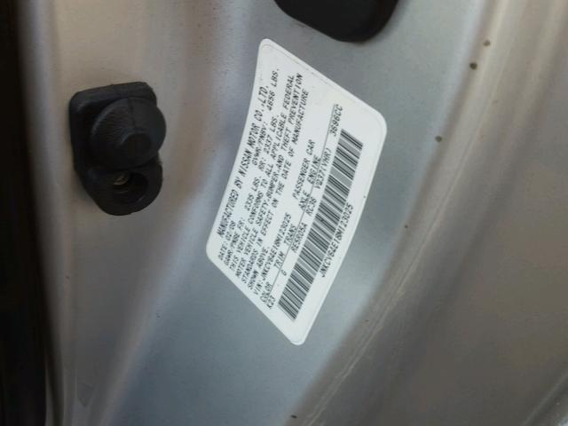 JNKCV64E18M123025 - 2008 INFINITI G37 BASE GRAY photo 10