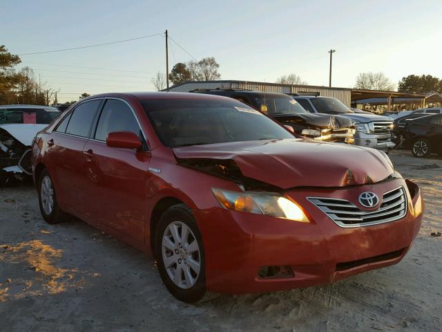 4T1BB46K99U088549 - 2009 TOYOTA CAMRY HYBR MAROON photo 1