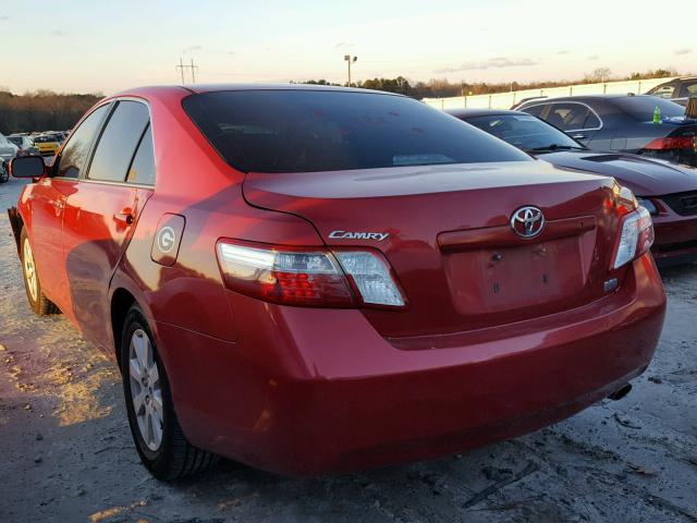 4T1BB46K99U088549 - 2009 TOYOTA CAMRY HYBR MAROON photo 3