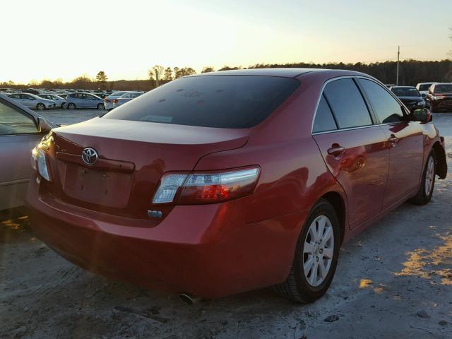 4T1BB46K99U088549 - 2009 TOYOTA CAMRY HYBR MAROON photo 4