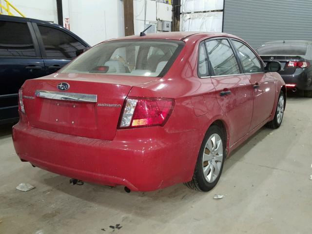 JF1GE61648H503815 - 2008 SUBARU IMPREZA 2. RED photo 4