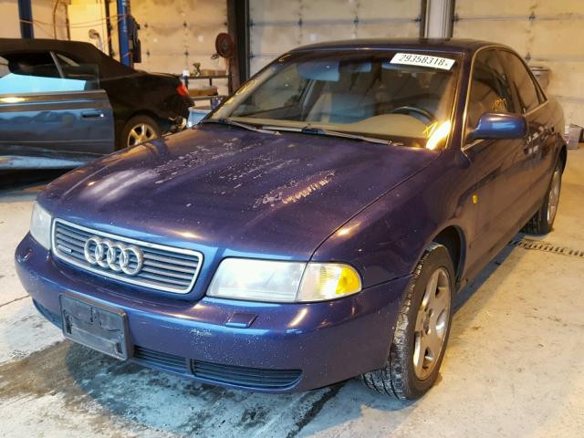 WAUED28D4WA247616 - 1998 AUDI A4 2.8 QUA BLUE photo 2