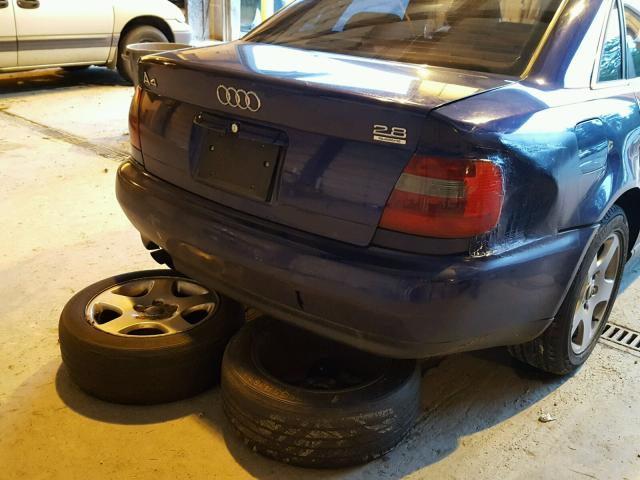 WAUED28D4WA247616 - 1998 AUDI A4 2.8 QUA BLUE photo 9