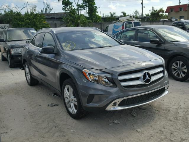 WDCTG4EB2GJ209880 - 2016 MERCEDES-BENZ GLA 250 GRAY photo 1