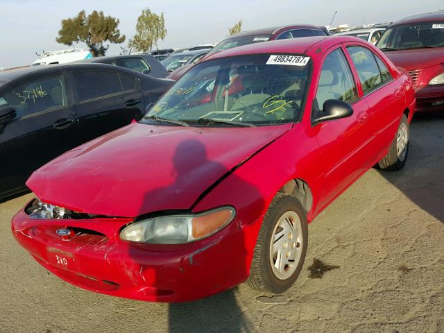 3FAFP13P52R120647 - 2002 FORD ESCORT RED photo 2