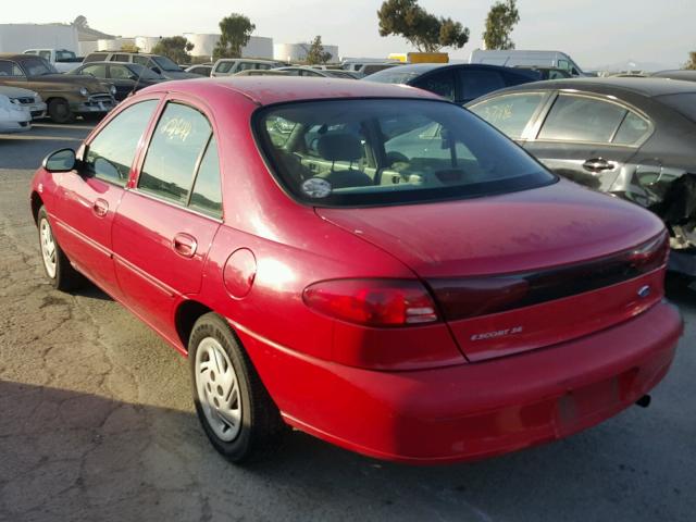 3FAFP13P52R120647 - 2002 FORD ESCORT RED photo 3