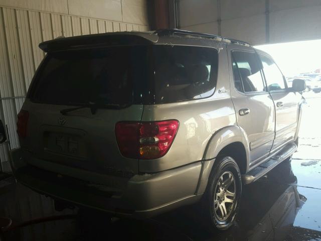 5TDBT48A64S212635 - 2004 TOYOTA SEQUOIA LI SILVER photo 4