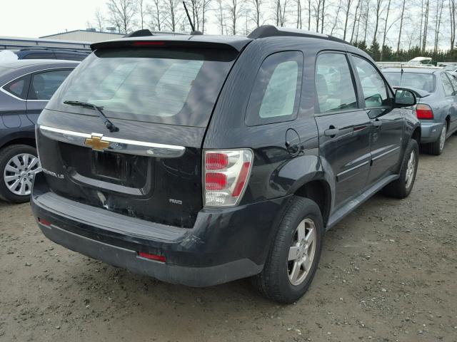 2CNDL23F576115128 - 2007 CHEVROLET EQUINOX LS BLACK photo 4