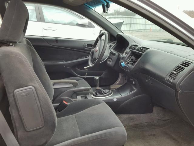 1HGEM21603L034887 - 2003 HONDA CIVIC LX SILVER photo 5