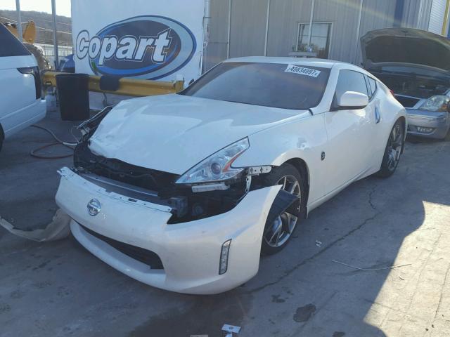 JN1AZ4EH2FM444307 - 2015 NISSAN 370Z BASE WHITE photo 2