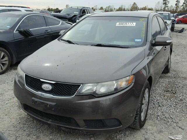 KNAFU4A29A5058003 - 2010 KIA FORTE EX CHARCOAL photo 2