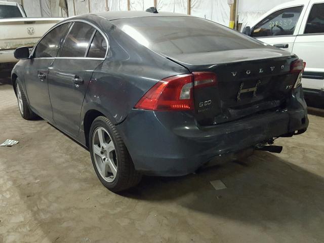 YV1622FS2C2110446 - 2012 VOLVO S60 T5 GRAY photo 3