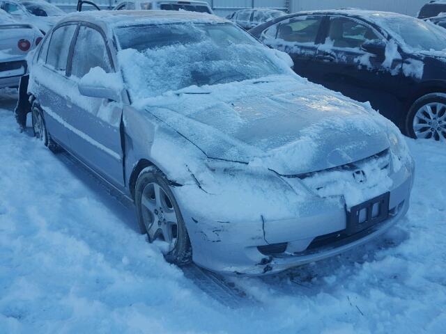 2HGES26704H527409 - 2004 HONDA CIVIC EX 银色 照片 1