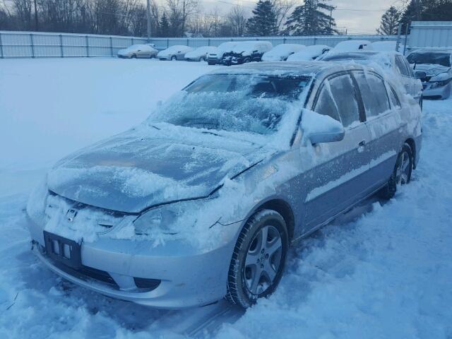 2HGES26704H527409 - 2004 HONDA CIVIC EX 银色 照片 2