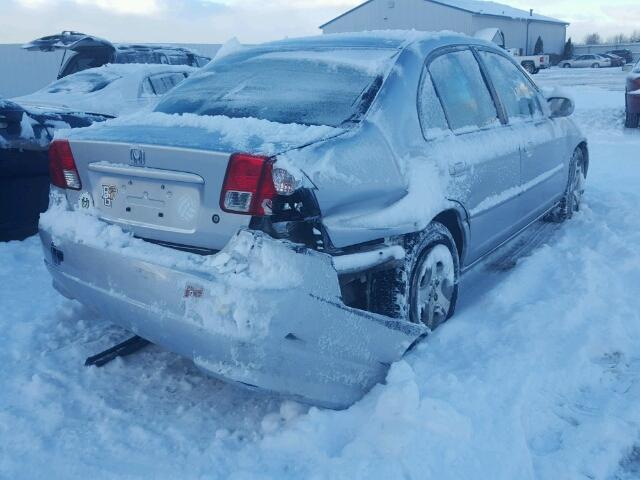 2HGES26704H527409 - 2004 HONDA CIVIC EX 银色 照片 4