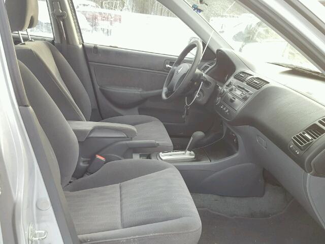 2HGES26704H527409 - 2004 HONDA CIVIC EX 银色 照片 5