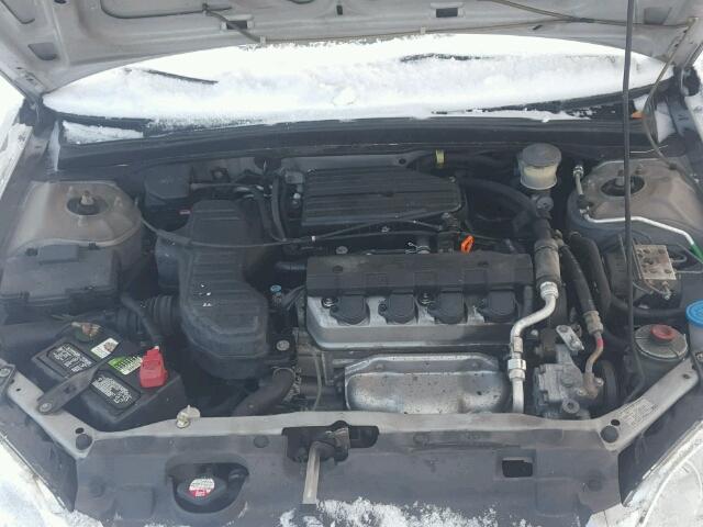 2HGES26704H527409 - 2004 HONDA CIVIC EX 银色 照片 7