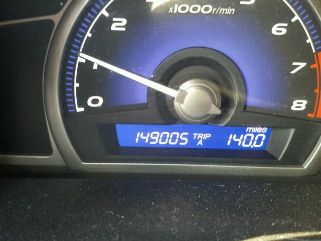 1HGFA16807L036128 - 2007 HONDA CIVIC EX ლურჯი ფოტო 8