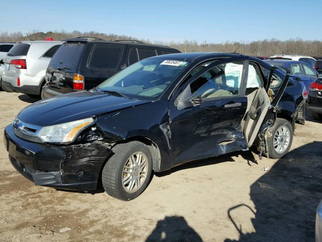 1FAHP35N48W132357 - 2008 FORD FOCUS SE BLACK photo 10