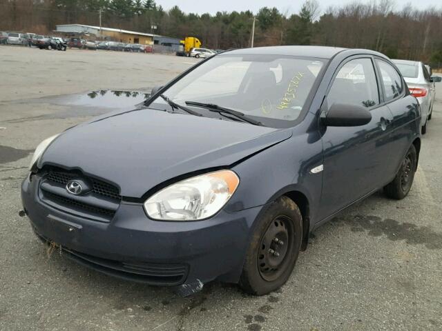 KMHCM36C09U121164 - 2009 HYUNDAI ACCENT GS GRAY photo 2